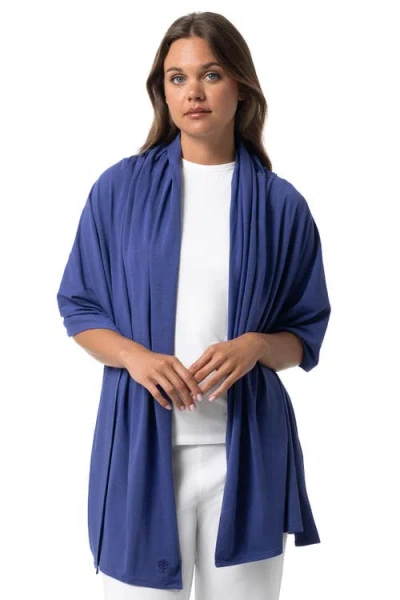 Coolibar Beach Shawl In Blue