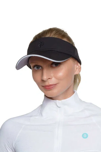 Coolibar Golf Visor In Black
