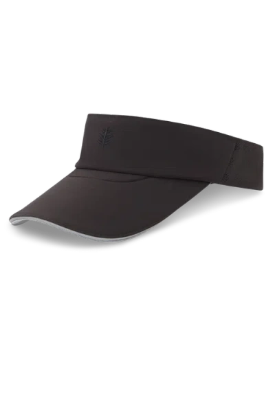 Coolibar Golf Visor In Black