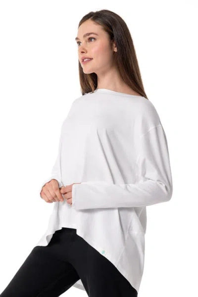 Coolibar Drape Long Sleeve T-shirt In Brown