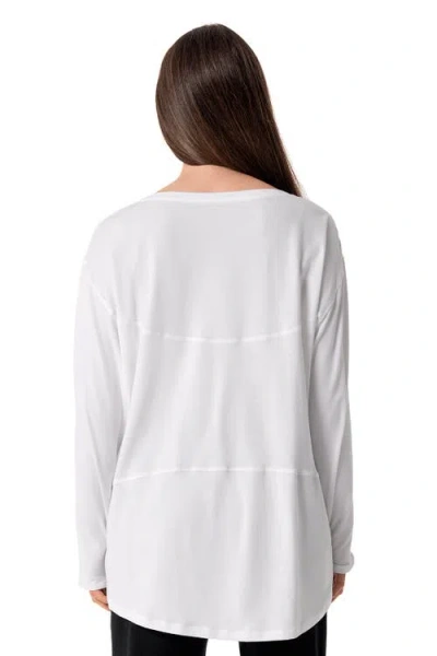Coolibar Drape Long Sleeve T-shirt In Brown