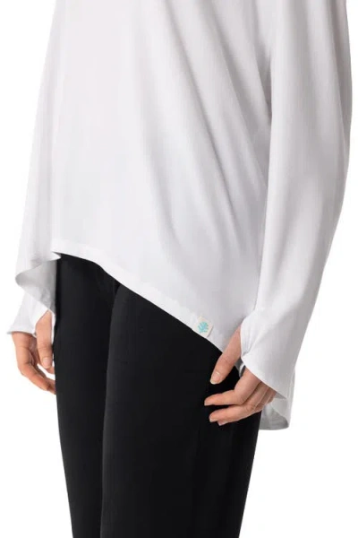 Coolibar Drape Long Sleeve T-shirt In Brown