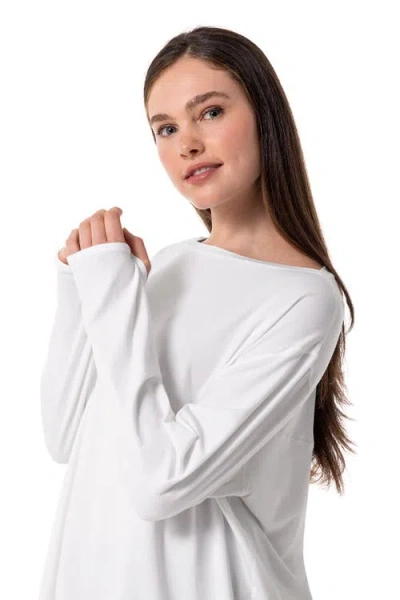 Coolibar Drape Long Sleeve T-shirt In Brown