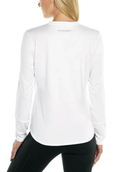 Coolibar Long Sleeve T-shirt In White