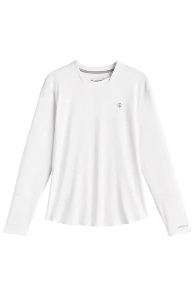 Coolibar Long Sleeve T-shirt In White