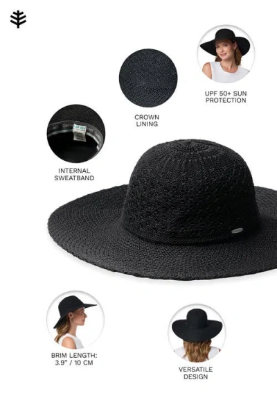 Coolibar Packable Sun Hat In Black
