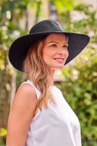 Coolibar Packable Sun Hat In Black