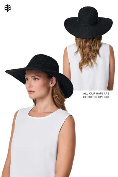 Coolibar Packable Sun Hat In Black