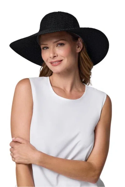 Coolibar Packable Sun Hat In Black