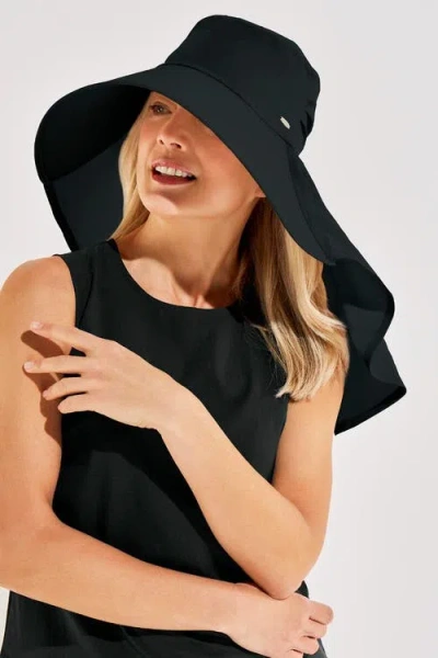 Coolibar Full Coverage Hat In Black