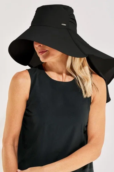 Coolibar Full Coverage Hat In Black
