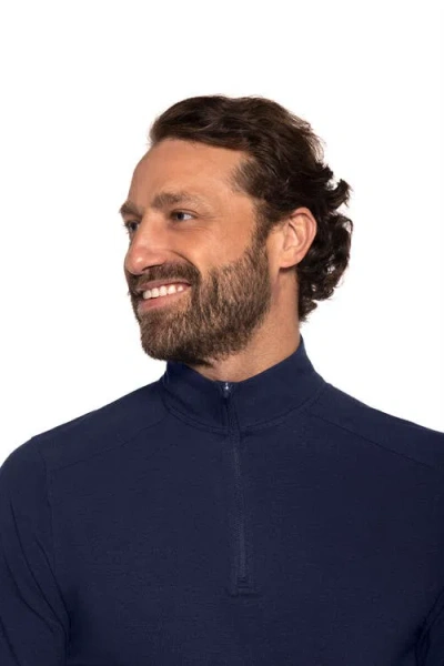 Coolibar Quarter-zip In Blue