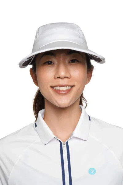 Coolibar Convertible Visor In White