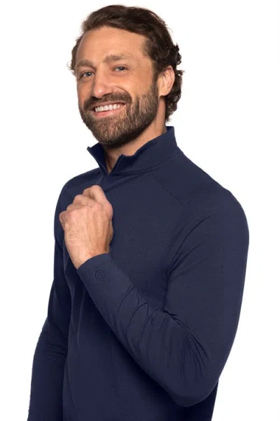Coolibar Quarter-zip In Blue