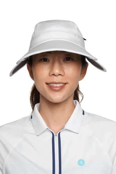 Coolibar Convertible Visor In White