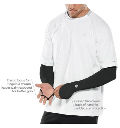 Coolibar Performance Arm Sleeves In Black