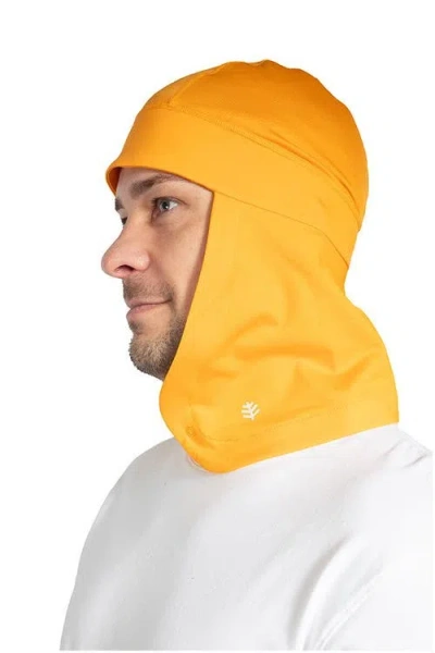 Coolibar Drape Cap In Orange