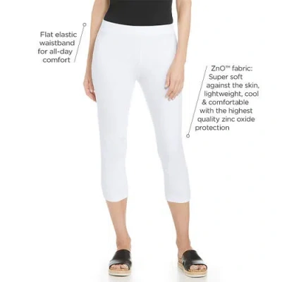 Coolibar Summer Capris In Gray
