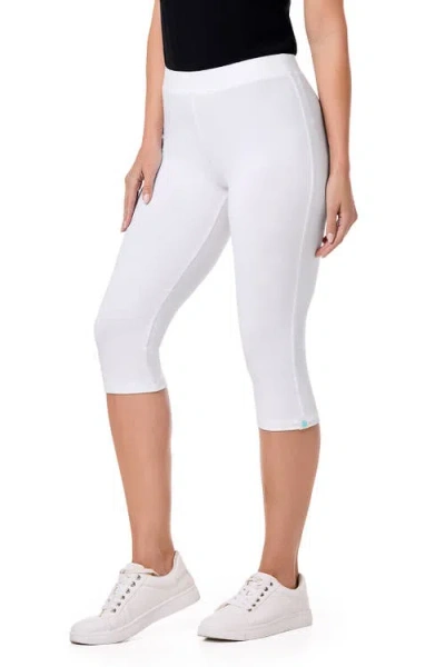 Coolibar Summer Capris In White