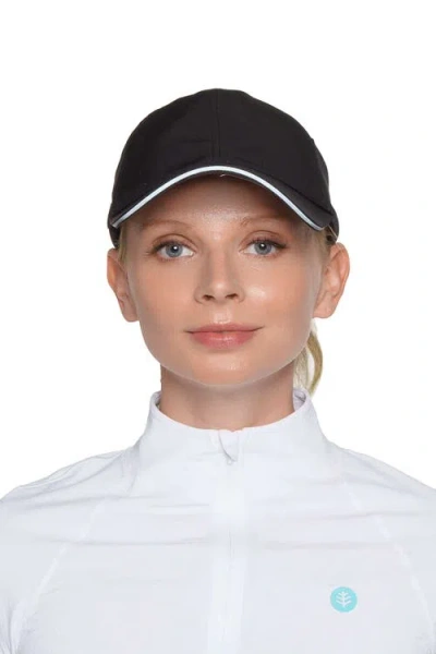 Coolibar Ponytail Cap In Black