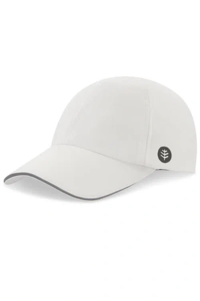 Coolibar Ponytail Cap In White