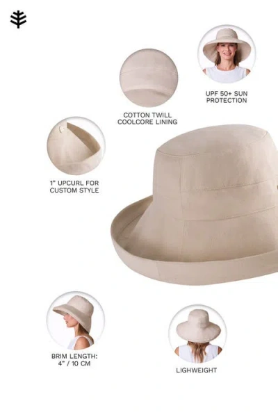 Coolibar Kettle Brim Hat In White