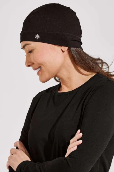 Coolibar Uv Skull Cap In Black