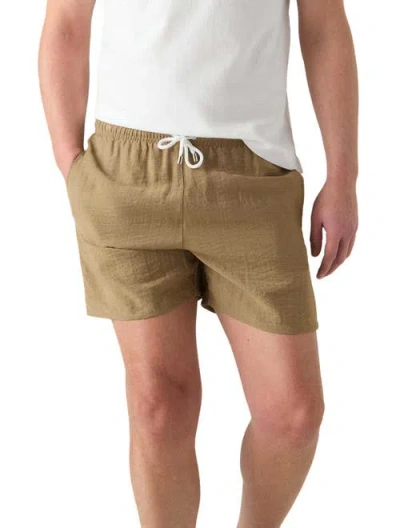 Robert Talbott Avalon Beach Short In Brown
