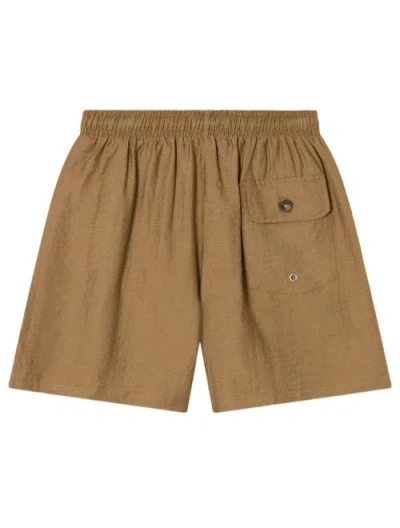 Robert Talbott Avalon Beach Short In Brown