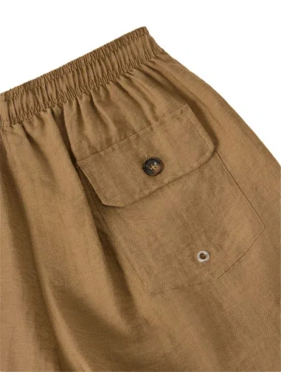Robert Talbott Avalon Beach Short In Brown