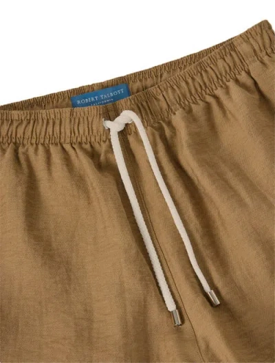 Robert Talbott Avalon Beach Short In Brown