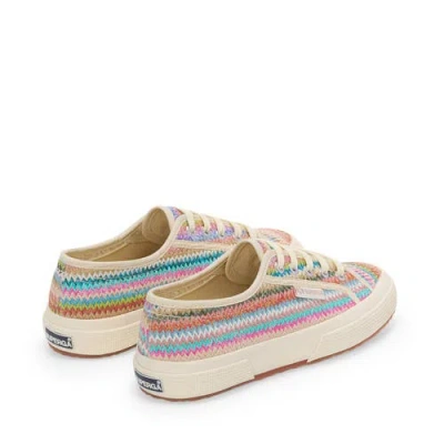 Superga 2750 Raffia Sneakers In Multi