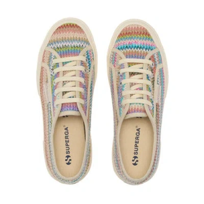 Superga 2750 Raffia Sneakers In Multi