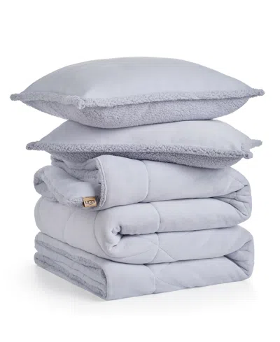 Ugg Closeout!  Avery Plush Reversible 3-pc. Comforter Set, Full/queen In White