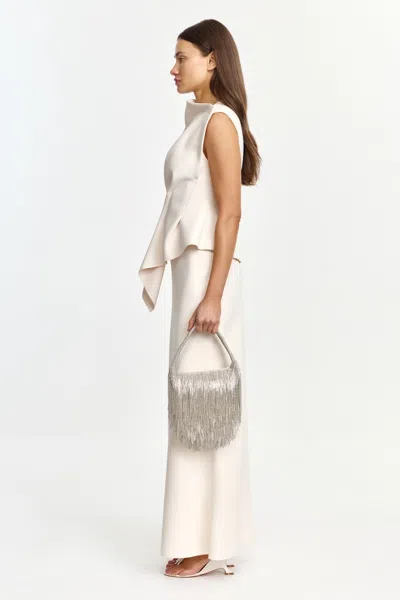 Acler Drip Birch Bag In Silver