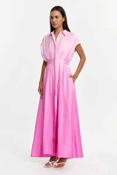 Acler Java Maxi Dress In Pink