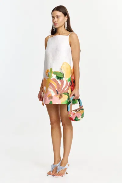 Acler Java Bead-embellished Mini Dress In Multi