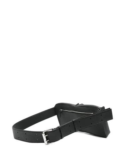 Givenchy Multipocket Leather Belt Bag In Black