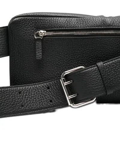 Givenchy Multipocket Leather Belt Bag In Black
