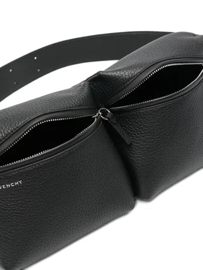 Givenchy Multipocket Leather Belt Bag In Black