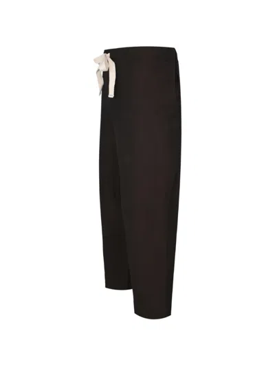 Marane Ignacio Drawstring Track Pants In Brown