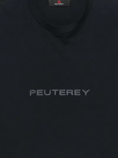 Peuterey Logo-print T-shirt In Blue