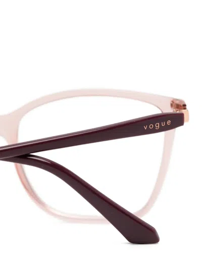 Vogue Eyewear Square-frame Glasses In Pink