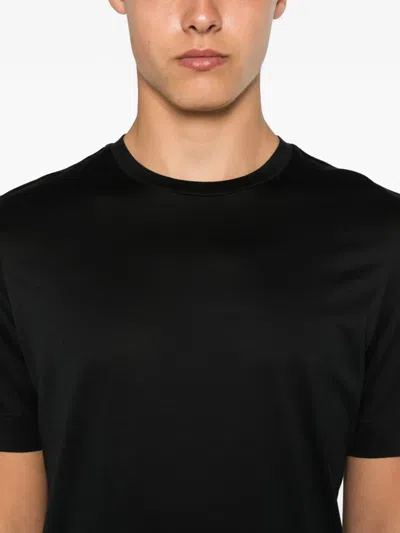 Ferrante Round-neck T-shirt In Black
