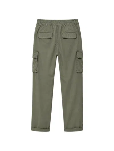 Mason's Multi-pocket Cargo Pants In Green