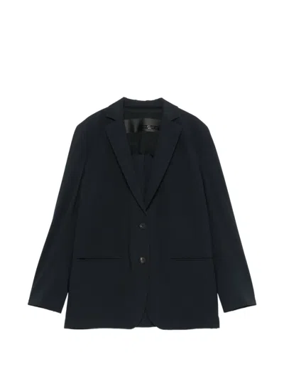 SINGLE-BREASTED BUTTONBED BLAZER