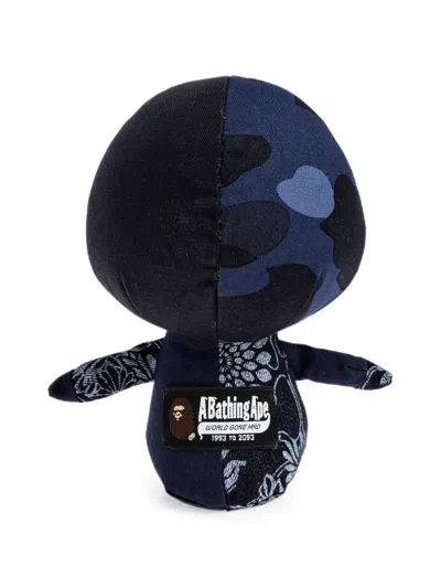 A Bathing Ape Patchwork Camo-print Collectible In Blue