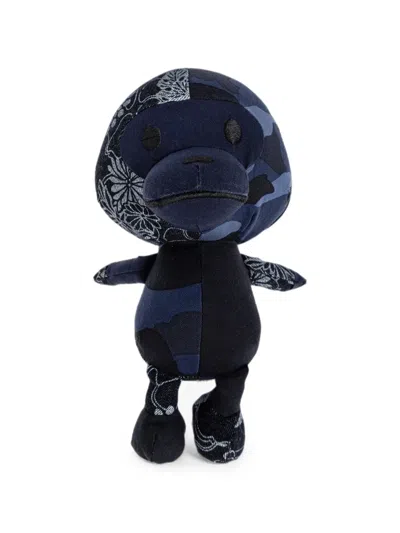 A Bathing Ape Patchwork Camo-print Collectible In Blue