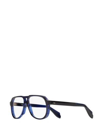 Cutler And Gross Pilot-frame Glasses In Blue