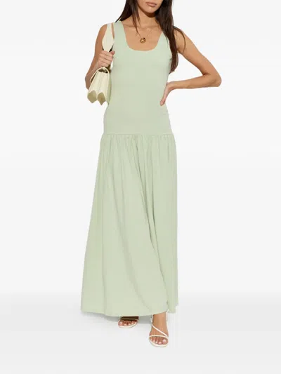 By Malene Birger Marcielle Gathered Sleeveless Dress In Gray
